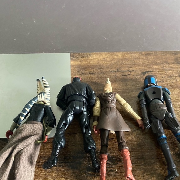 Star Wars Action Figure Set Of 4 Adi-Mundi, Shaak Ti, Pre Vizsla & Darth Maul 4” - Picture 8 of 9